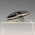 Antique Dutch landscape with butterfly wings silver brooch